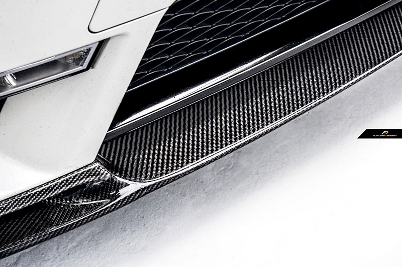 W218 CLS Pre-Facelift - VORSTEINER style Carbon Front Lip Spoiler 08